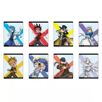 BEYBLADE x 01 Акриловая карта 8 штук КОРОБКА