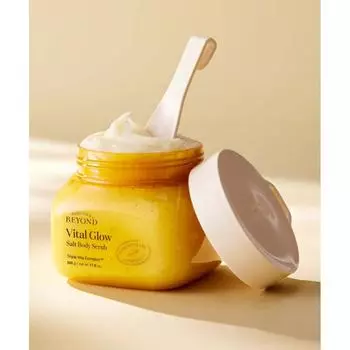 Beyond Vital Glow Salt Body Scrub 500g FREE