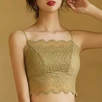 Без бретелек антибликовый сексуальный кружевной бюстгальтер с подушкой на спине и груди, нижний слой, красивая спинка, без бретелек, бюстгальтер-майка M белый