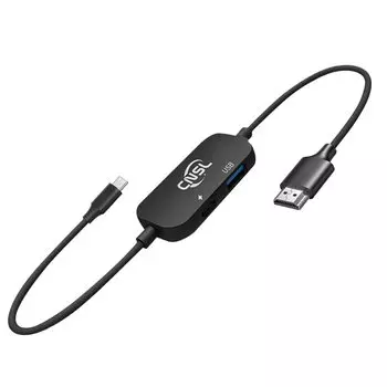 без CNSL Mini Switch Dock Сменная док-станция для палубы Многофункциональная легкая Высокое разрешение 3IN1 TV-выход Подключение смартфона Компактный для