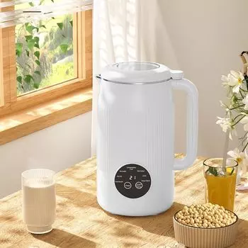 без фильтрации MACOLAUDER Soy Milk Maker Холодный 1 л Концентрированный соевый кашеварка для соевого молока Машина для приготовления джема Суповар с функцией измельчения Тихий