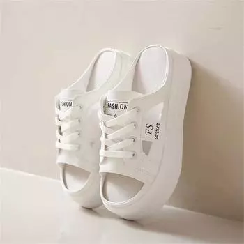 Без каблуков Легкая обувь Мужские кроссовки Роскошные тапочки Шлепанцы Мужские сандалии Пляжные мужские спортивные Tenisky 2024elegant Tenys 35