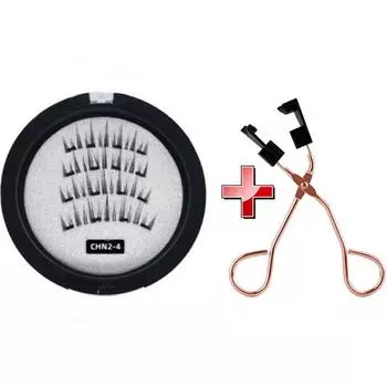 БЕЗ КЛЕЯ Магнитные ресницы без клея с аппликатором/клипсой Накладные ресницы Наращивание ресниц 01eyelash&clip