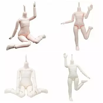 Без макияжа 1/6 Bjd тело многошарнирные куклы тело милые креативные куклы голова куклы аксессуары Style 2