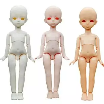 Без макияжа 1/6 Bjd тело многошарнирные куклы тело подарок на день рождения голова куклы игрушка для девочек Style 5