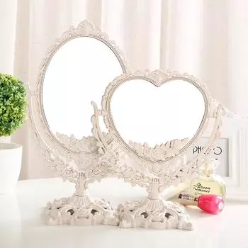 без мертвых углов, двухплоскостное зеркало, настольное зеркало для макияжа высокой четкости, инструменты для макияжа Roundness