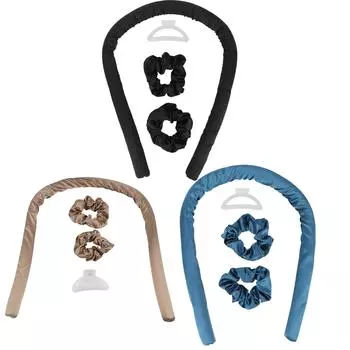 Без нагрева щипцы для завивки волос Пена для завивки волос Бигуди для сна Инструмент для завивки волос без нагрева Dark Blue