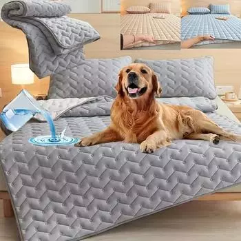 Без наволочки, водонепроницаемый коврик для кровати, наматрасник, ультратонкий складной хлопковый коврик для кровати, нескользящий наматрасник, портативный 90x200cm(35.43x78.7inch)