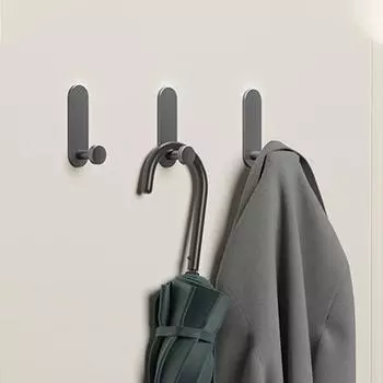 Без перфорации Крючок с прочным клеем из алюминия Входной крючок Крючки для полотенец Крючок для ванной Настенная вешалка Держатель для ключей Крючок для шляпы