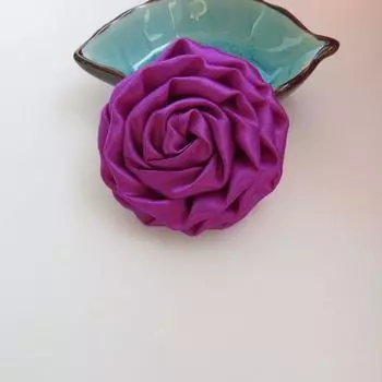 Без повреждений Элегантная Рабочая Одежда Украшение Тканевые Цветы Purple without stamens