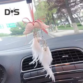 Без пролития, подвесной виджет, изысканное красивое зеркало для девочек, подвесной кулон, домашний декор белый