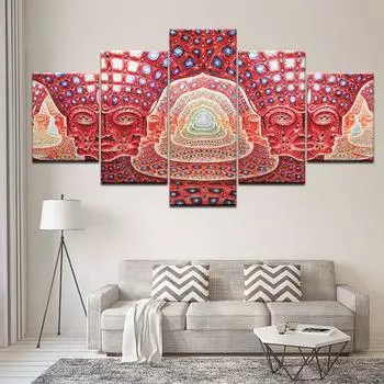 Без рамки Алекс Серый Металл Музыка 5 шт. Настенное Искусство Холст Печати Плакаты Картины Маслом Гостиная Домашний Декор Фотографии 20x35 20x45 20x55cm