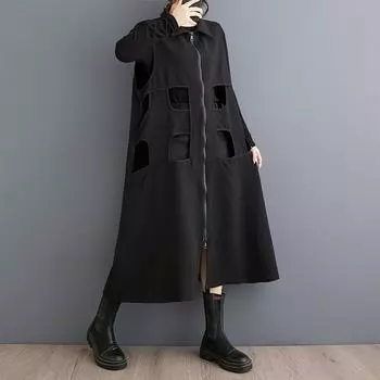 без рукавов Большие размеры винтажные ажурные новые платья для женщин повседневные свободные длинные платья весна осень