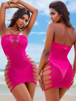 Без рукавов модная ночная рубашка высокая эластичность клубная одежда для вечеринок женская сексуальная сетчатая прозрачная мини облегающее платье эротическая короткая юбка XS