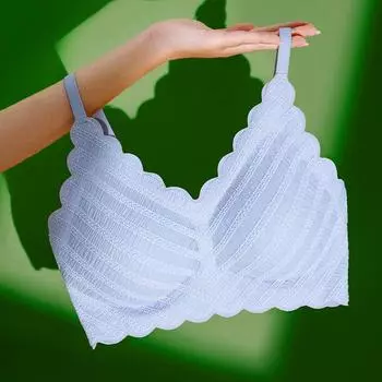 Без стального кольца, собирающего кружево, подтяжки, нижнее белье, женская латексная маленькая грудь, закрытая под грудью, не оставляющая следов, спортивный жилет, бюстгальтер M/32/34