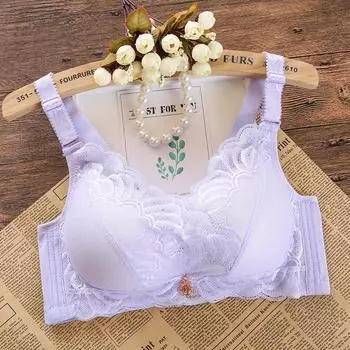 Без стального обода, утолщенное тонкое нижнее белье, верхняя поддержка, регулируемый бюстгальтер 70B чёрный