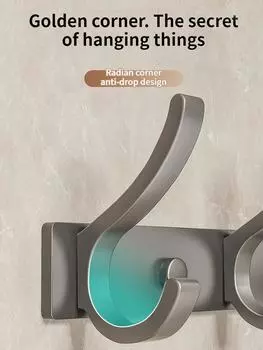 без сверления Дверь за крючком Хранение Настенная вешалка для одежды Крючок для пальто Вешалка для ванной без перфорации Органайзер для спальни Комплект для хранения