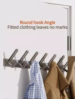 Без сверления Модернизируйте верхние и нижние большие крючки Настенный крючок Дверные крючки Вешалки для одежды Подвешивание на кухонный крючок