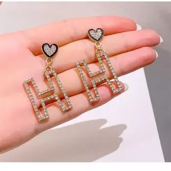 Без ушей без пирсинга, длинная кисточка, стразы, зажим для ушей, роскошные аксессуары для ушей