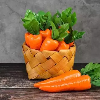 Без запаха, искусственный фрукт, реалистичный внешний вид, пасхальная вечеринка, искусственная морковь