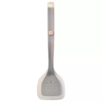 Без запаха, термостойкость, силиконовая кухонная бесшумная кухонная лопатка для жарки, кухонный гаджет, лопаточка для жарки хаки