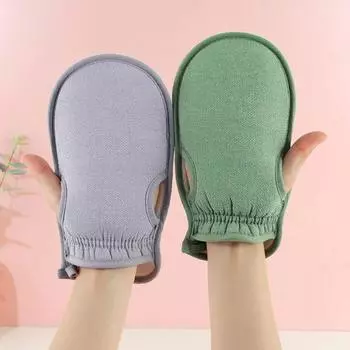 Безболезненная перчатка для мытья посуды Отшелушивающее полотенце для душа Отшелушивающие перчатки для ванной зелёный