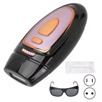 Безболезненное устройство для удаления волос IPL, профессиональный аппарат для удаления волос на всем теле, черный 110240 В EU Plug