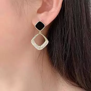 Безболезненные спирали от комаров, клипсы для ушей, простые, роскошные, геометрические, со стразами, серьги без проколов