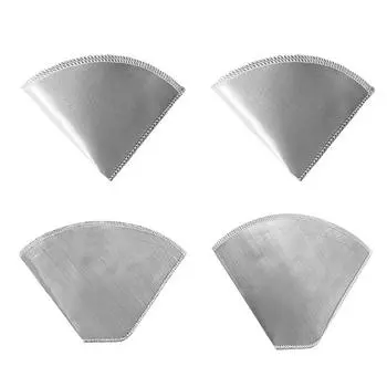 Безбумажный фильтр для кофе из нержавеющей стали, многоразовый фильтр для кофе, легко очищаемый, прочный, экологически чистый для бытовых товаров A