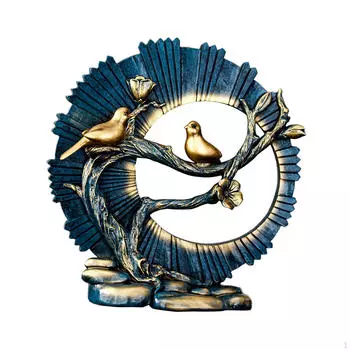 Безделушка Любовь Статуэтка Украшение Смоляная Фигурка для Офиса Пара Подарков Спальня Рабочий Стол Книжная Полка зелёный