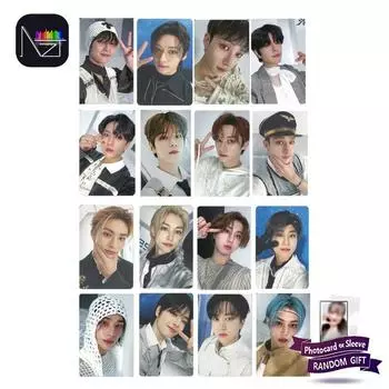 Бездомные дети : Специальная официальная фотокарточка PILOT и неизданная фотокарточка Rockstar (Саундвейв Специальный) BANG CHAN (PILOT)