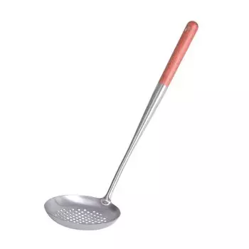 Безграничное путешествие титановый касуагэ бесшовная деревянная ручка перфорированный ковш интегрированный легкий китайский ковш для домашнего коммерческого использования на открытом воздухе кемпинг