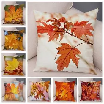 Бежевая наволочка с цветочным принтом и буквенным принтом, наволочка для дивана, домашний декор, наволочка с цветочным принтом 40x40cm