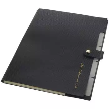 Бежевая внутренняя офисная сумка для хранения страниц Черная сумка для файлов Аккордеон для документов и писем Органайзер для офиса