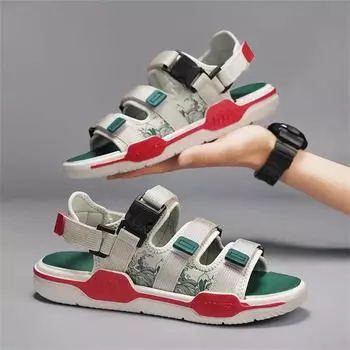 Бежевые нескользящие роскошные сандалии мужские оптовые товары обувь тапочки для плавания кроссовки спортивные мобильные беговые штаны 39