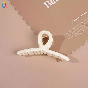 Бежевый Белый Кремовый Стиль Зажим для Волос Заколка Краб Заколки для Ванны для Женщин Девочек Инструмент для Укладки Хвоста Аксессуары для Волос