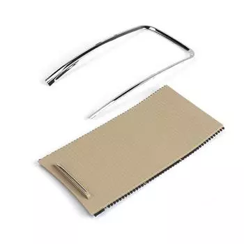 Бежевый центральный консольный рулонный чехол + металлическая отделка для Buick LaCrosse 2009-2013