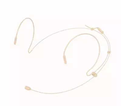 Бежевый и черный заушный микрофон для гарнитуры с микрофоном для Shure Wireless бежевый