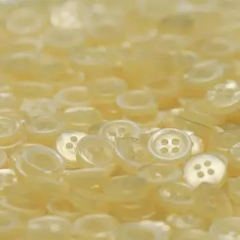Бежевый перламутровый имитация ракушки смоляные пуговицы вязаный кардиган топ рубашка рукав воротник пуговицы ювелирные изделия аксессуары 1 #[w2070 #four-eye transparent yellow] 11mm