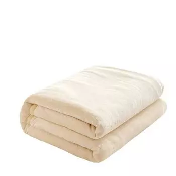 Бежевый плюшевый пушистый флисовый плед, стираемый, мягкий, дышащий, пушистый, теплый, одеяла для дивана, кровати, гостиной, домашнего декора 120X200cm 1pc бежевый