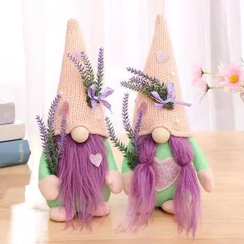 Безликая кукла День матери День Святого Валентина Лавандовая любовь Креативная кукла Рудольфа