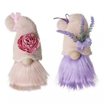 Безликие гномы Санта-Клаус плюшевые куклы цветок Рождество гном эльф орнамент домашний декор для праздничной вечеринки