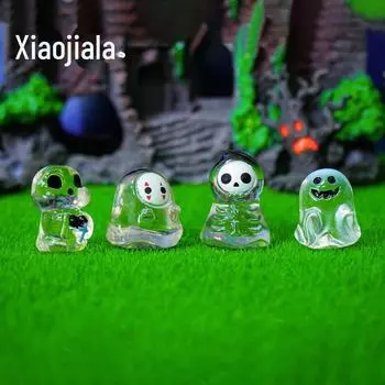 Безликий мужской череп хрустальные украшения - маленький призрак подарок на Хэллоуин, модные украшения faceless man