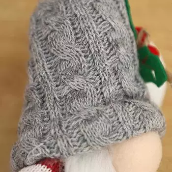 Безликий старик Рождественская кукла Креативные витрины Украшения Принадлежности Мультяшные куклы красный