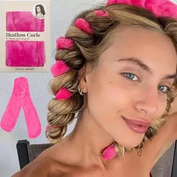 Безнагревательные кудри Спящие парикмахерские инструменты Бигуди для волос Женская повязка на голову Плойки для волос Бигуди Ремешок для завивки Изделия для завивки волос