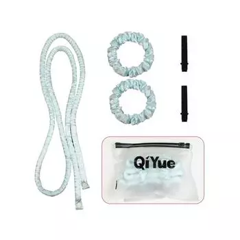 Безнагревная повязка для завивки волос, без тепла, шелковые ленточные бигуди для ночной завивки, набор для укладки с заколками и резинкой