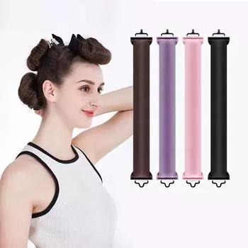 Безнагревные щипцы для завивки волос, повязка на голову, мягкие бигуди для волос без нагрева, ленивые локоны для сна, гибкие стержни, простой в использовании инструмент для укладки волос