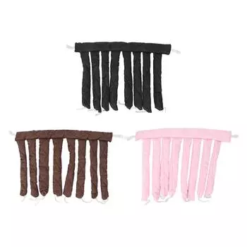 Безнагревный щипцы для завивки волос Спящие волосы Локоны для укладки волос для женщин и девочек Очень длинные волосы Black