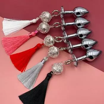 Безопасная анальная пробка. Простая в использовании безопасная пробка с зеркальными бусинами для улицы. 2