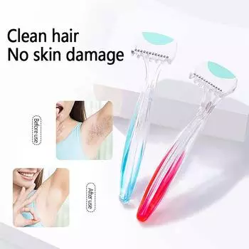Безопасная бритва для женщин, лица, рук, ног, лезвия для бритья, парикмахерская бритва для интимных частей тела, нож для красоты, удаление волос
